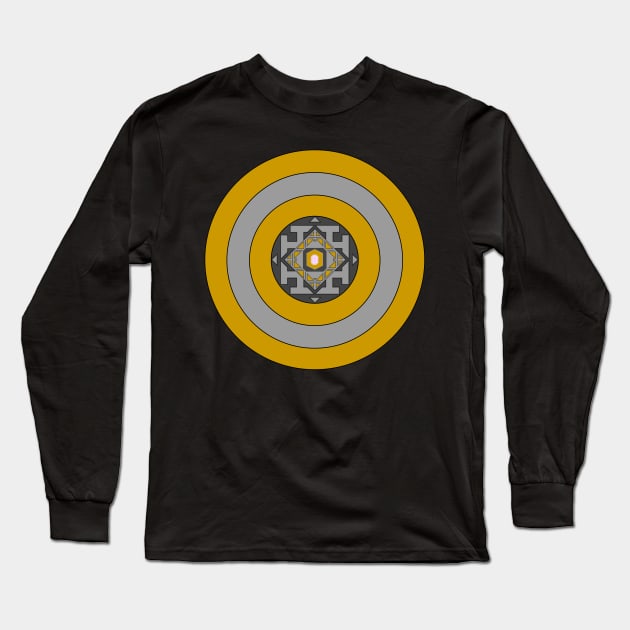 Erebor Dwarven Captain Shield Long Sleeve T-Shirt by IORS